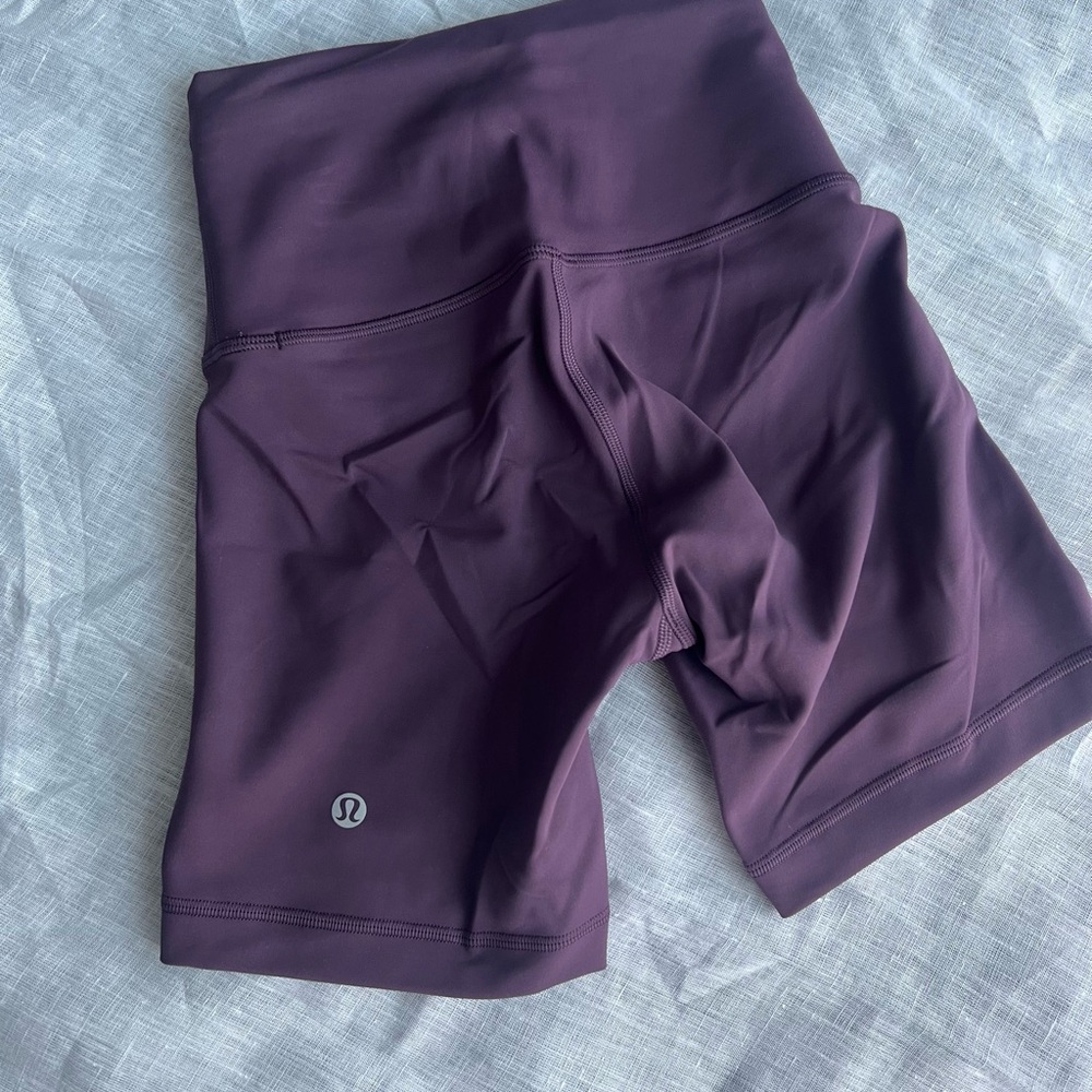 lululemon athletica Women's Deep Purple Bike Shorts
